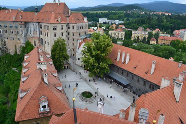El Castillo Celky Krumlov y sus alrededores