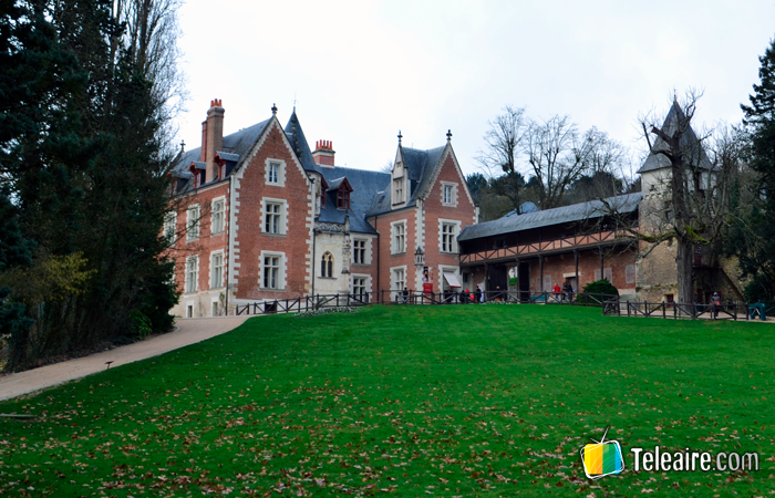 Castillo de Clos Lucé en el Valle del Loira