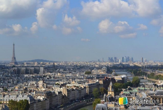 Imagen panoramica de la ciudad de Paris