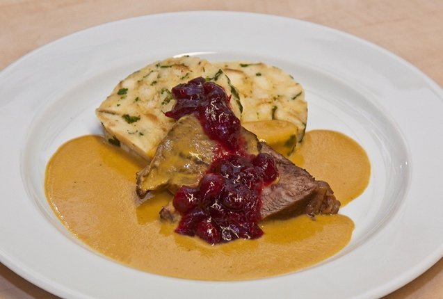 Sirloin, una comida tipica de la gastronomia checa