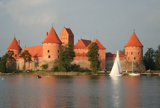 El castillo de las Gendinimas en Lituania