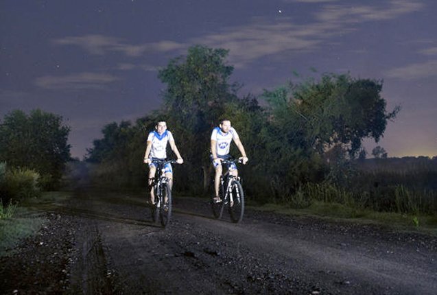 cicloturismo nocturno