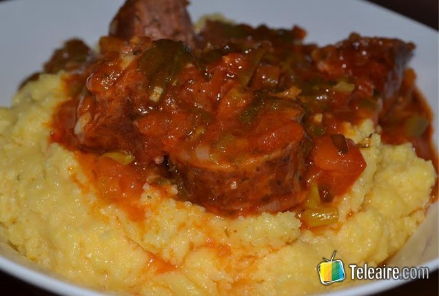plato de polenta argentina