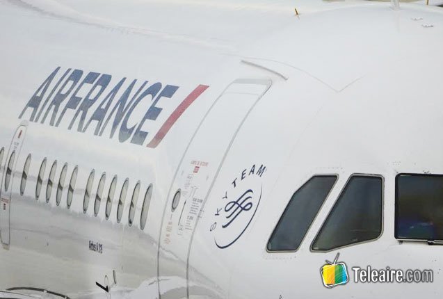 exterior de un avion air france