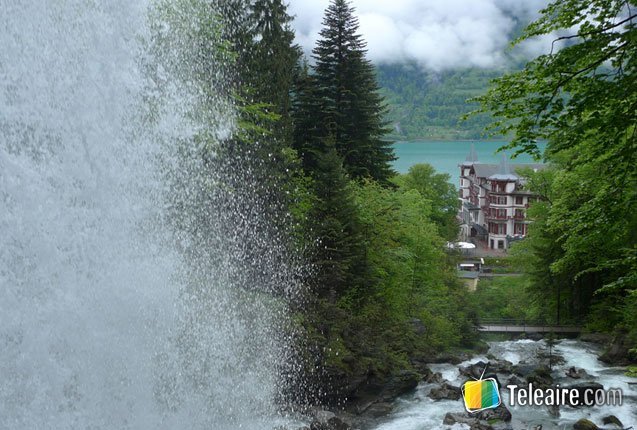 postal de los alpes suizos