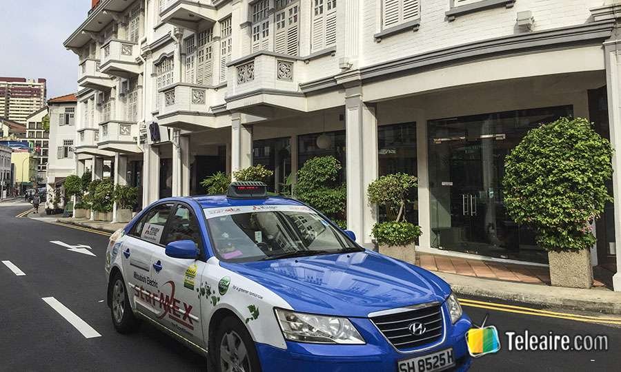 Taxis diferentes en Singapur