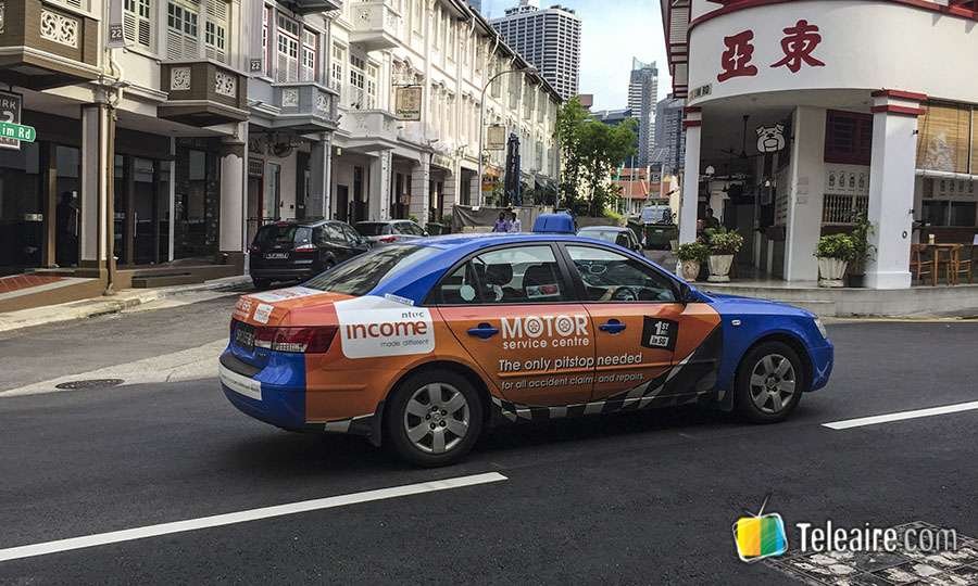 Taxis diferentes en SIngapur