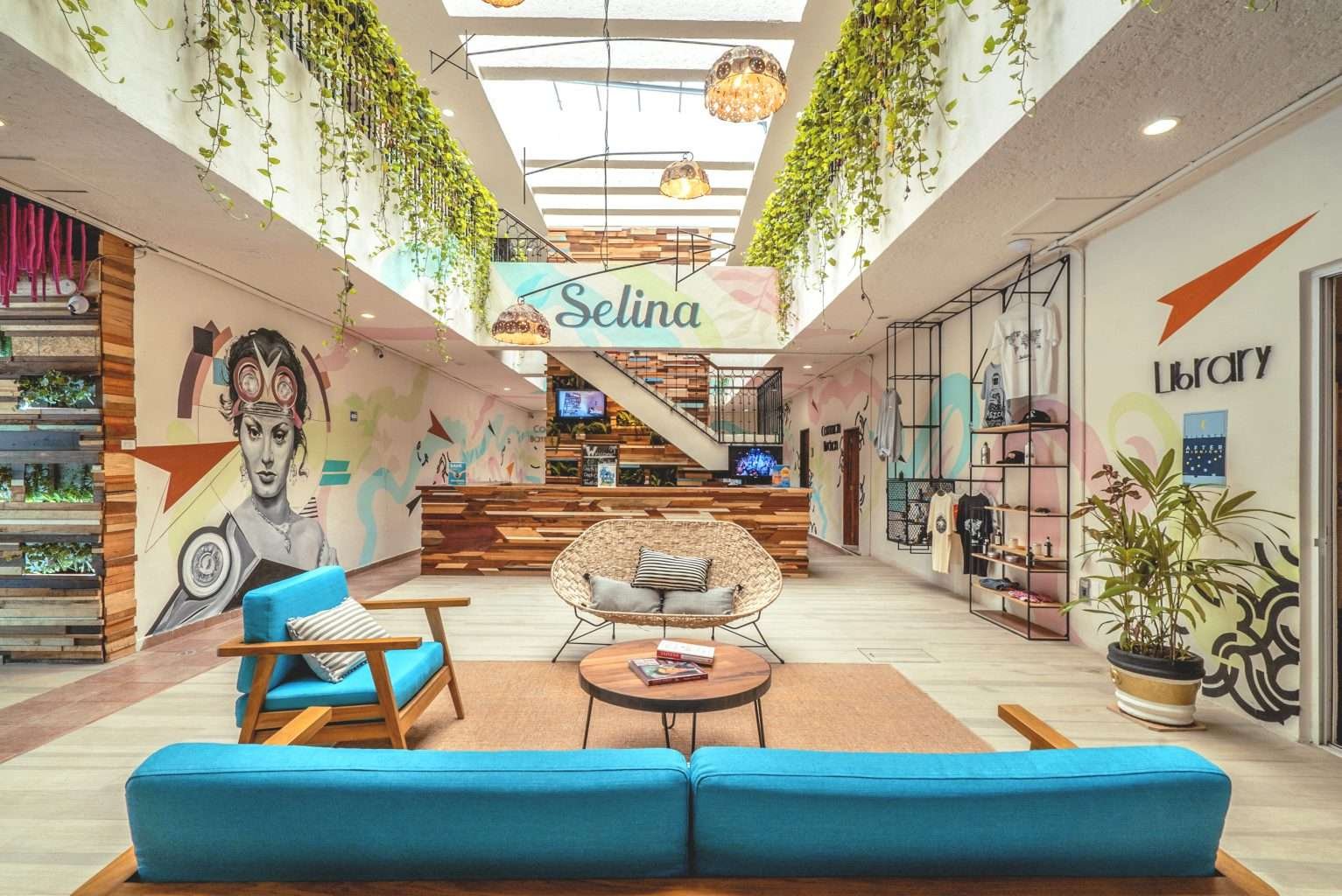 Selina-cancun-lobby