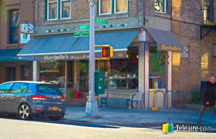 El nuevo local en la esquina de la película Hechizo de Luna en Nueva York