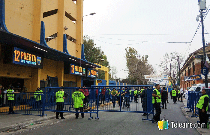 Cordon de seguridad clasico boca river