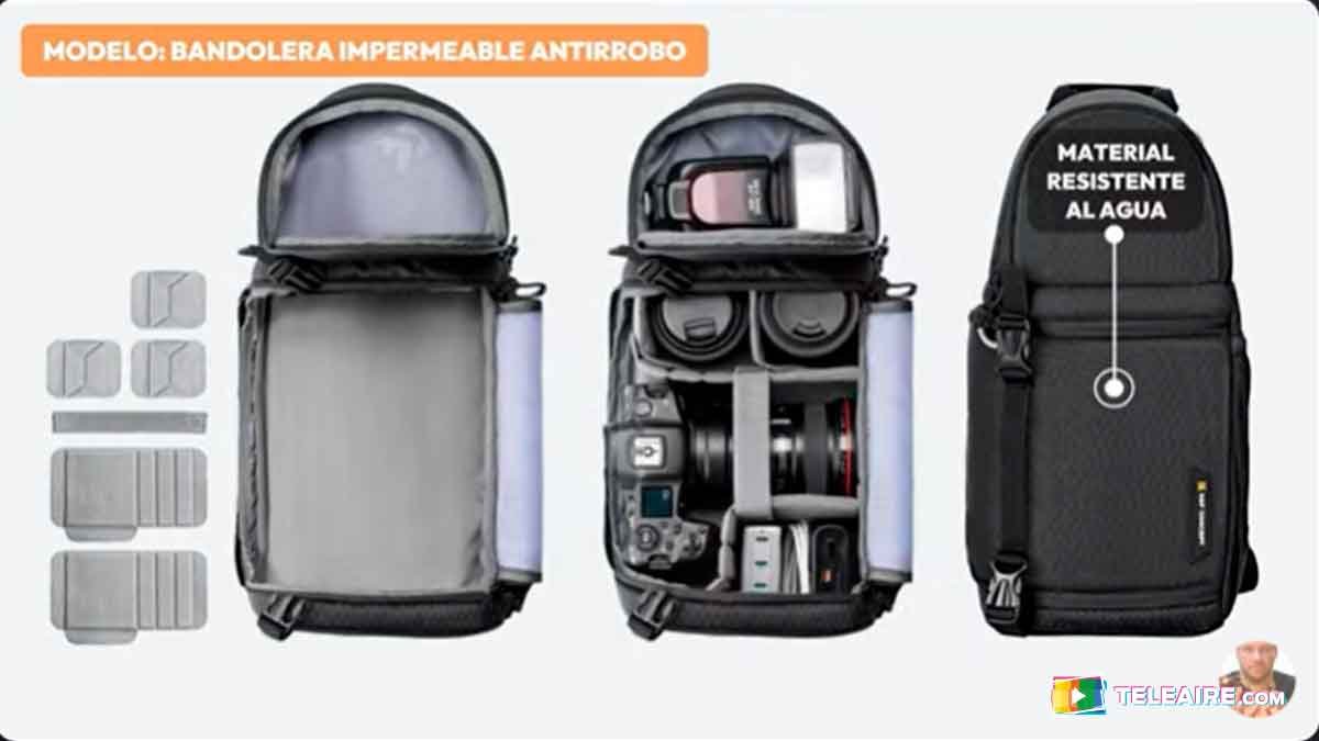 Mochila Bandolera de K&F Concept